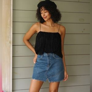 ASOS Black Sheer Lace Cami Top